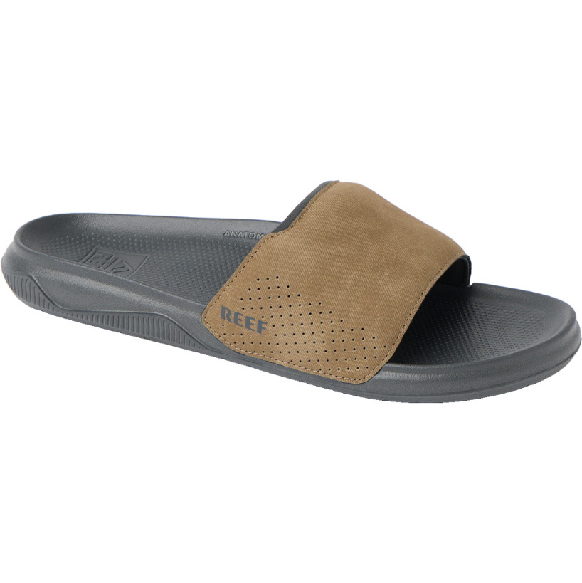 2026 Reef Mens Tailslide Sandals CJ8560 - Grey / Tan